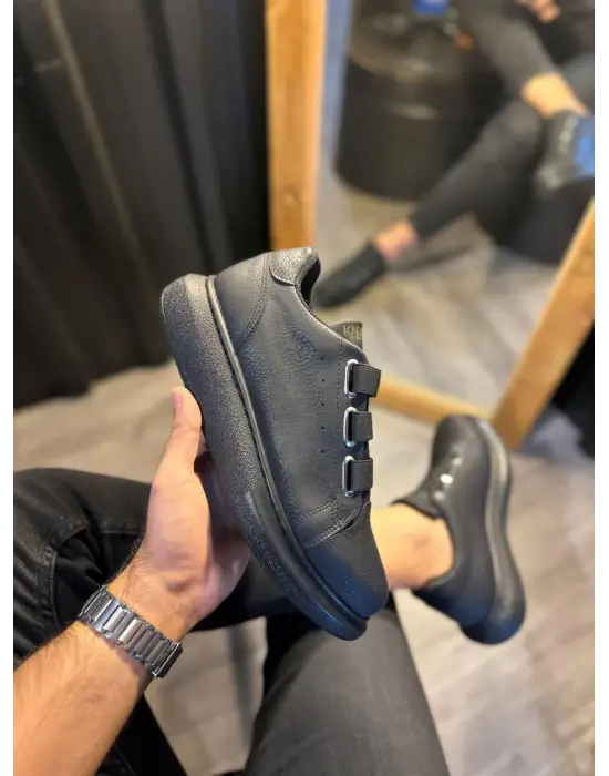 Terzi Bey Sneakers Ayakkabı 889 Siyah (siyah Taban)
