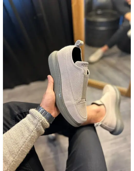 Terzi Bey Sneakers Ayakkabı 911 Vizon Süet