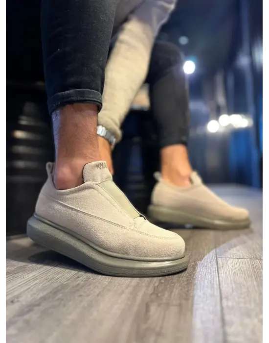 Terzi Bey Sneakers Ayakkabı 911 Vizon Süet