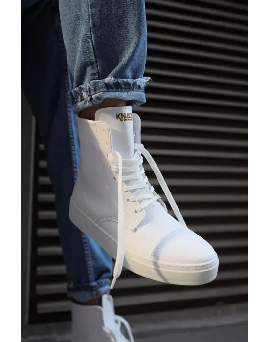 Knack Spor Beyaz Erkek Botu
