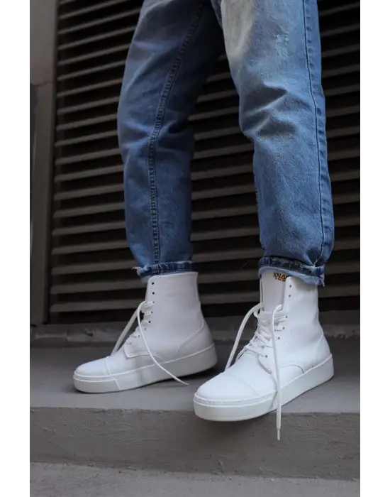 Knack Spor Beyaz Erkek Botu