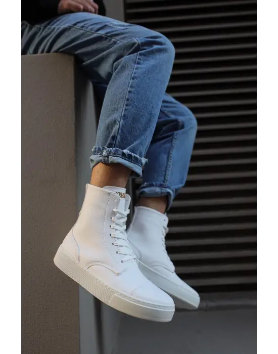 Knack Spor Beyaz Erkek Botu