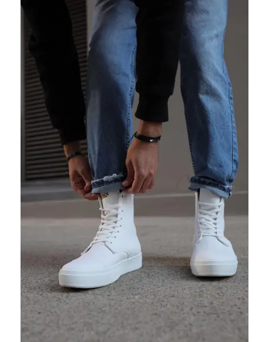Knack Spor Beyaz Erkek Botu