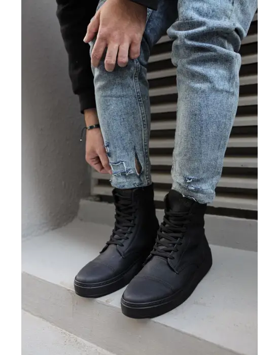 Knack Spor Siyah Erkek Botu