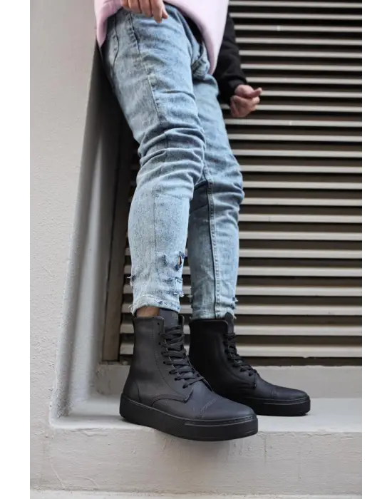 Knack Spor Siyah Erkek Botu