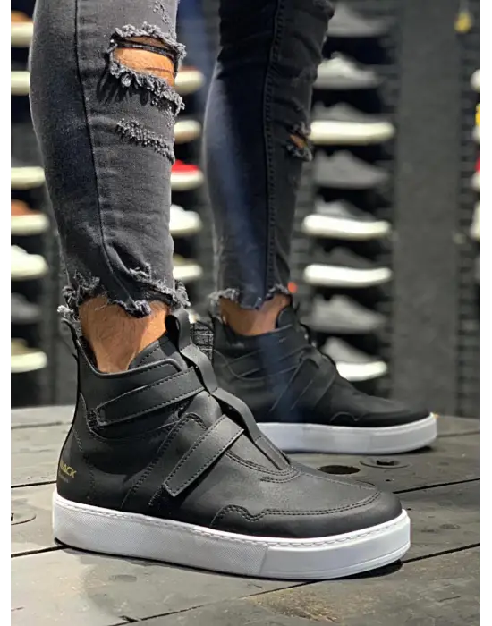 Knack Spor Siyah- Beyaz Erkek Botu