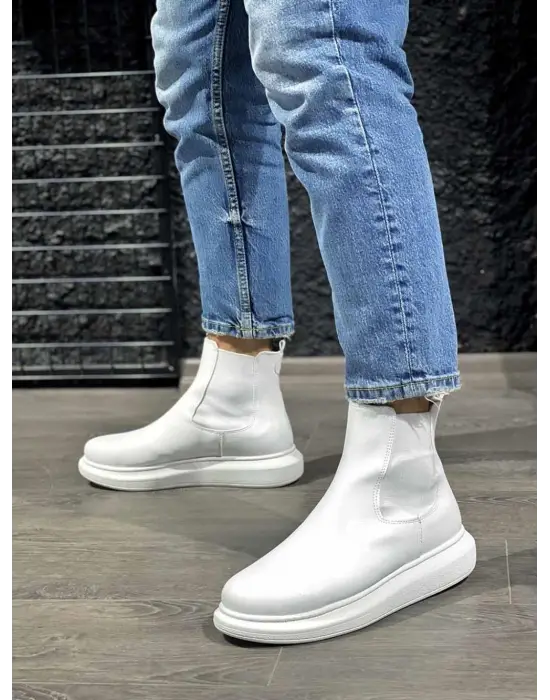 Terzi Bey Yüksek Taban Ayakkabı 111 Beyaz