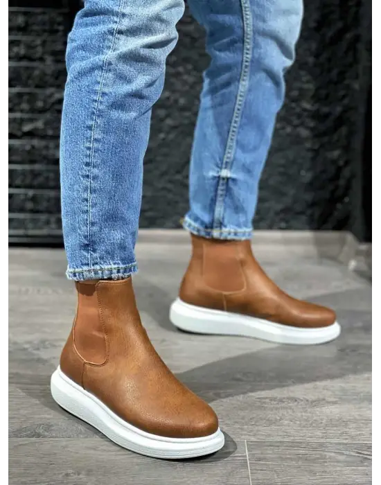 Terzi Bey Yüksek Taban Ayakkabı 111 Taba