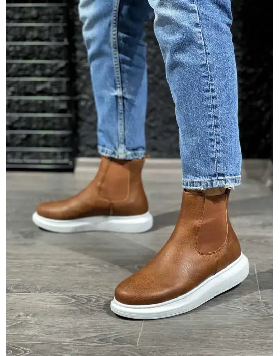 Terzi Bey Yüksek Taban Ayakkabı 111 Taba