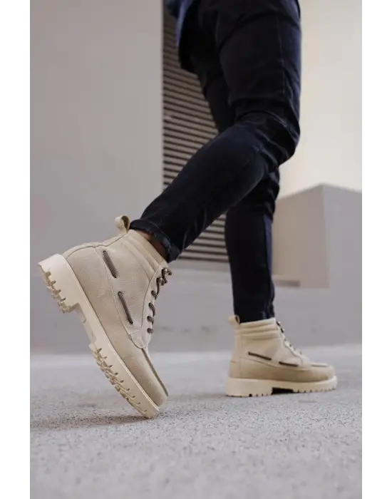 Knack Yüksek Taban Taş Erkek Ayakkabısı