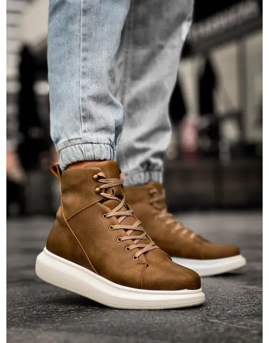 Terzi Bey Yüksek Taban Ayakkabı B-080 Vizon