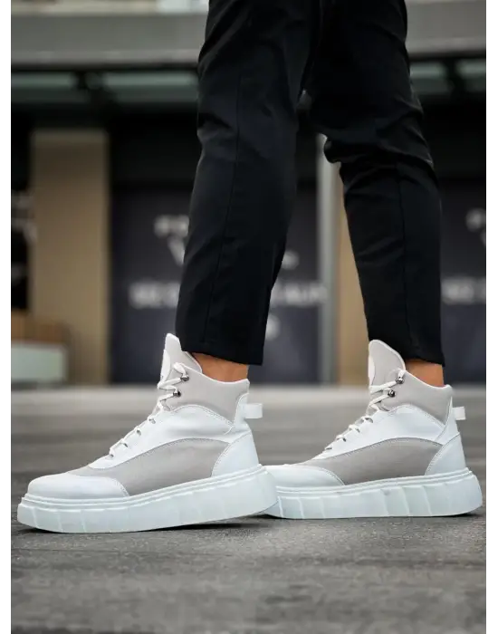 Terzi Bey Yüksek Taban Bot 104 Beyaz