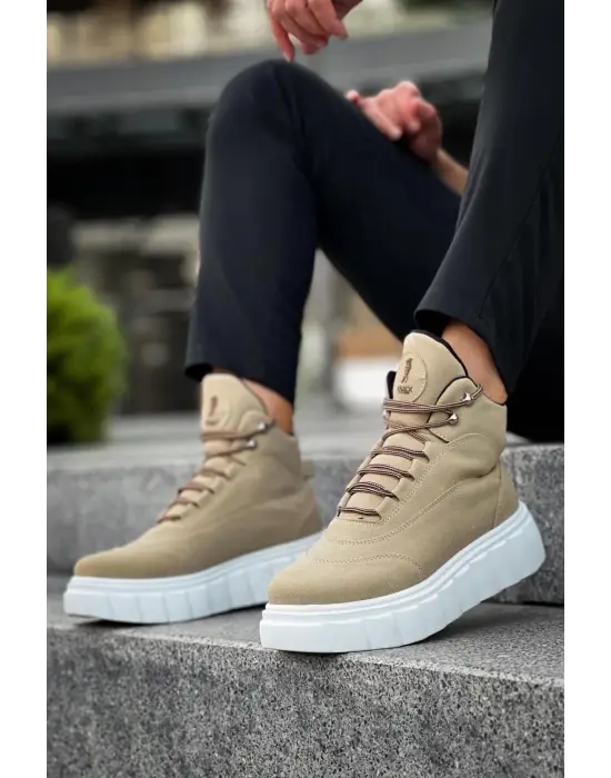 Terzi Bey Yüksek Taban Bot 104 Vizon Süet