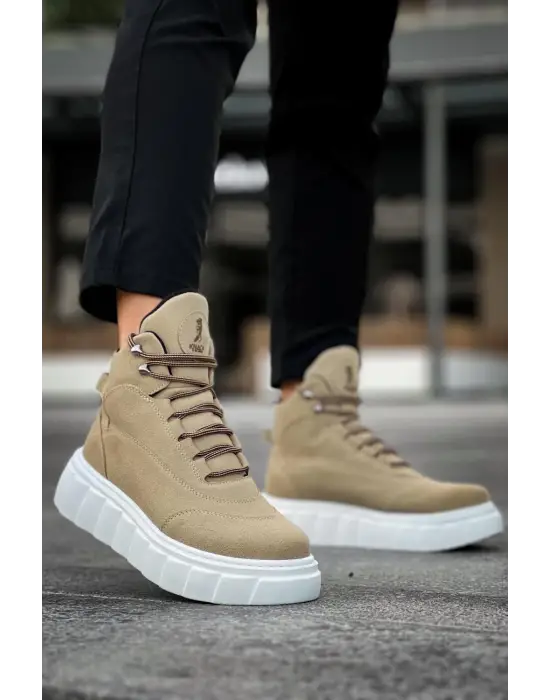 Terzi Bey Yüksek Taban Bot 104 Vizon Süet