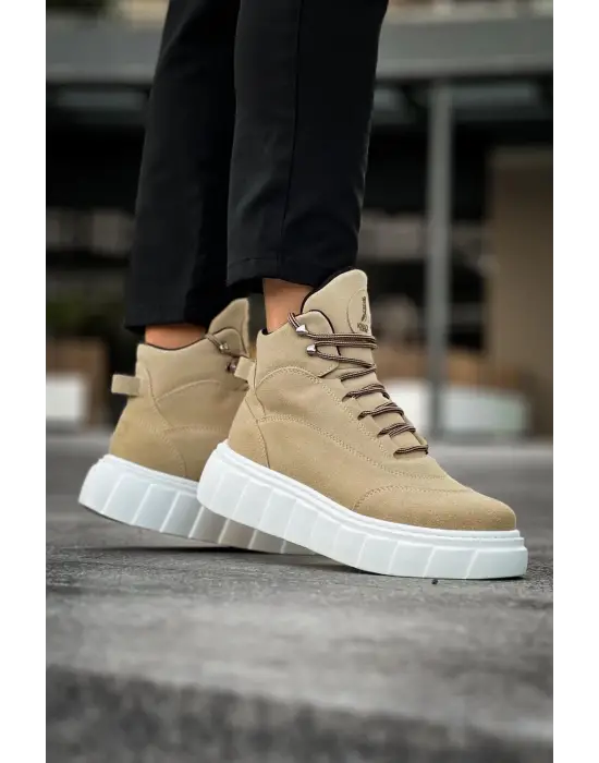 Terzi Bey Yüksek Taban Bot 104 Vizon Süet