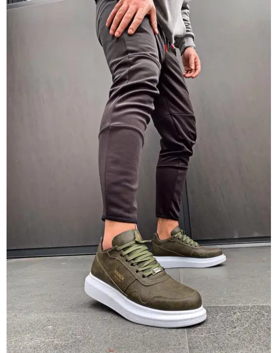 Terzi Bey Yüksek Taban Günlük Ayakkabı 040 Haki