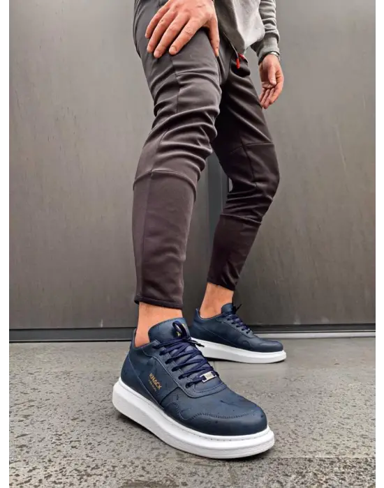 Terzi Bey Yüksek Taban Günlük Ayakkabı 040 Lacivert