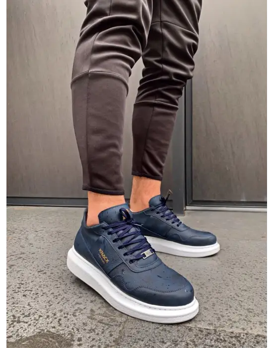 Terzi Bey Yüksek Taban Günlük Ayakkabı 040 Lacivert