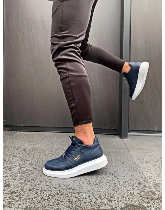 Terzi Bey Yüksek Taban Günlük Ayakkabı 040 Lacivert