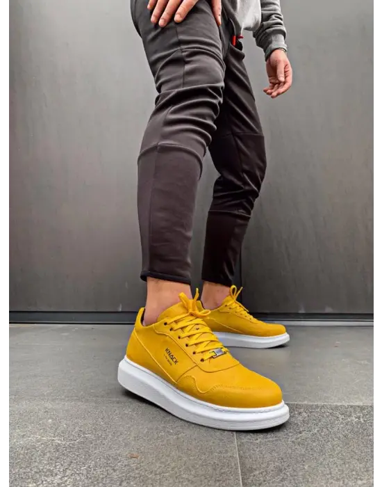 Terzi Bey Yüksek Taban Günlük Ayakkabı 040 Sarı