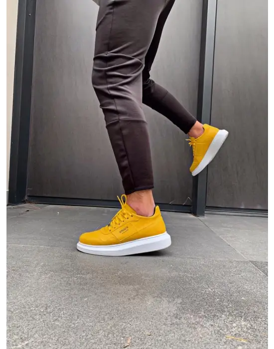 Terzi Bey Yüksek Taban Günlük Ayakkabı 040 Sarı