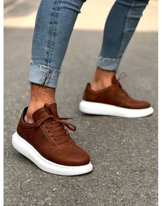 Terzi Bey Yüksek Taban Günlük Ayakkabı 042 Taba