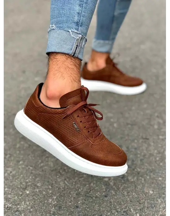 Terzi Bey Yüksek Taban Günlük Ayakkabı 042 Taba