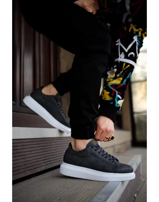 Terzi Bey Yüksek Taban Günlük Ayakkabı 044 Gri