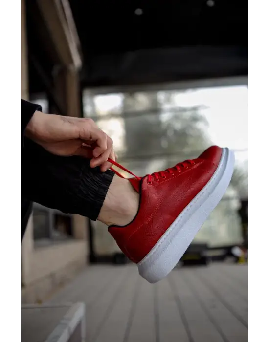 Terzi Bey Yüksek Taban Günlük Ayakkabı 044 Kırmızı