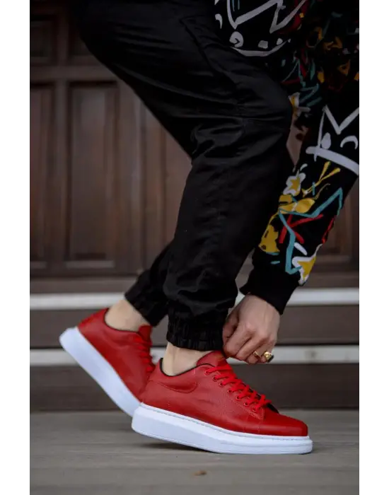 Terzi Bey Yüksek Taban Günlük Ayakkabı 044 Kırmızı