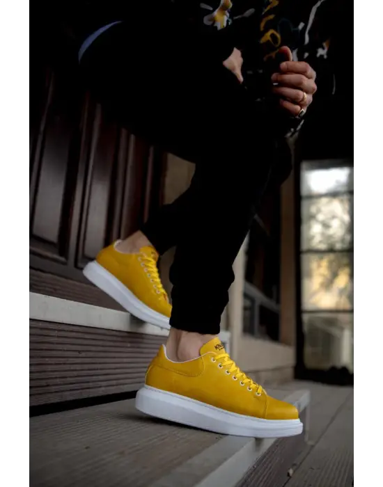 Terzi Bey Yüksek Taban Günlük Ayakkabı 044 Sarı