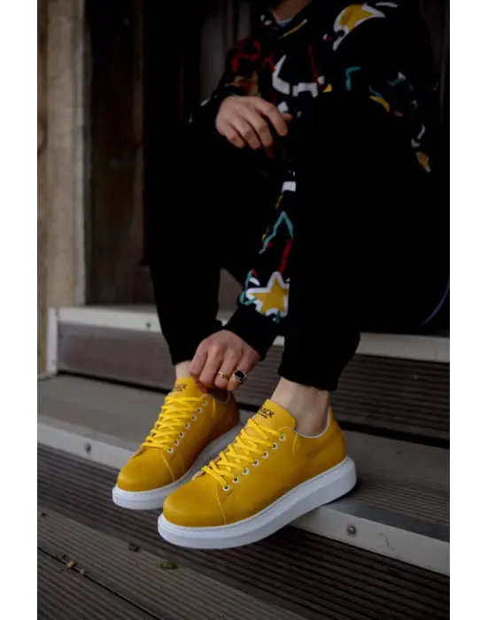Terzi Bey Yüksek Taban Günlük Ayakkabı 044 Sarı