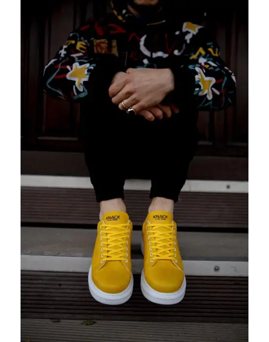 Terzi Bey Yüksek Taban Günlük Ayakkabı 044 Sarı