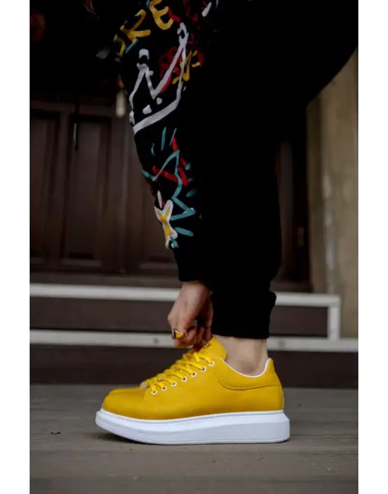Terzi Bey Yüksek Taban Günlük Ayakkabı 044 Sarı