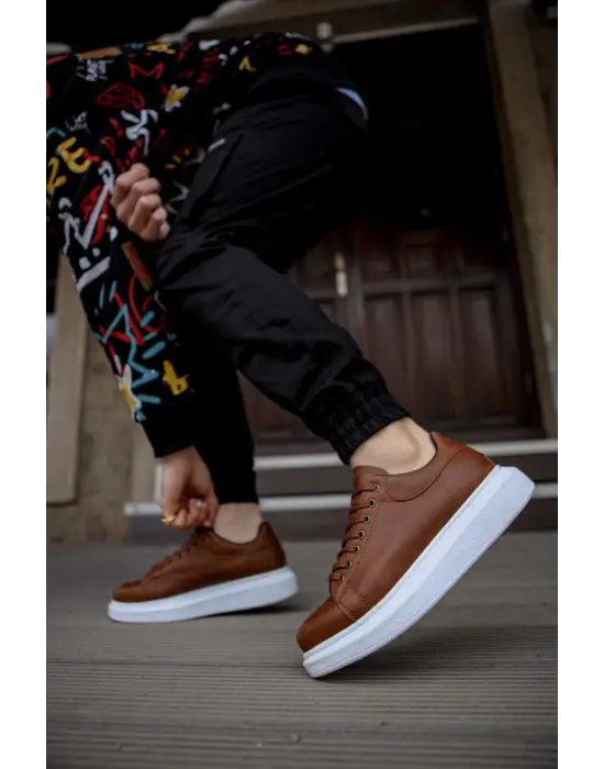 Terzi Bey Yüksek Taban Günlük Ayakkabı 044 Taba