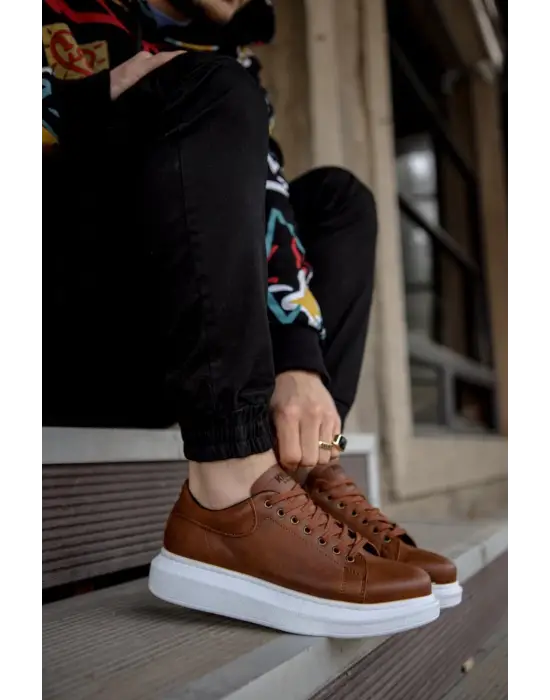 Terzi Bey Yüksek Taban Günlük Ayakkabı 044 Taba