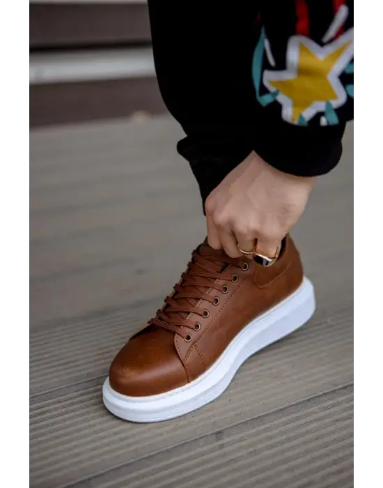 Terzi Bey Yüksek Taban Günlük Ayakkabı 044 Taba