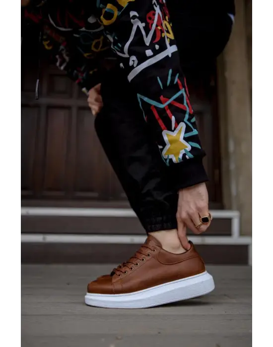 Terzi Bey Yüksek Taban Günlük Ayakkabı 044 Taba