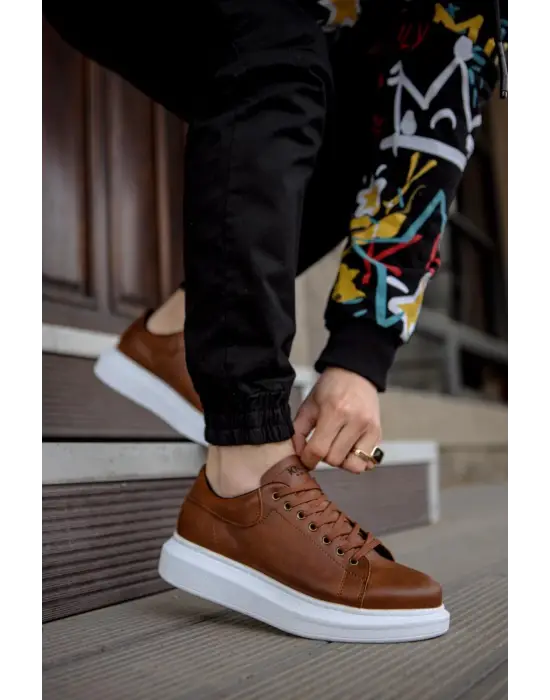 Terzi Bey Yüksek Taban Günlük Ayakkabı 044 Taba