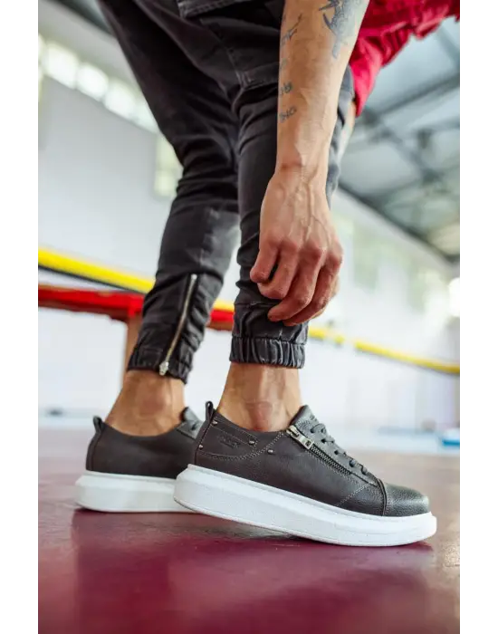 Terzi Bey Yüksek Taban Günlük Ayakkabı 555 Gri