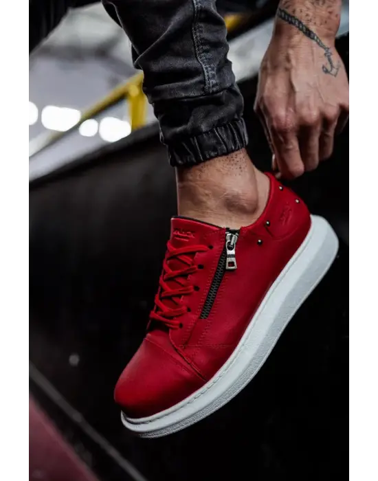 Terzi Bey Yüksek Taban Günlük Ayakkabı 555 Kırmızı