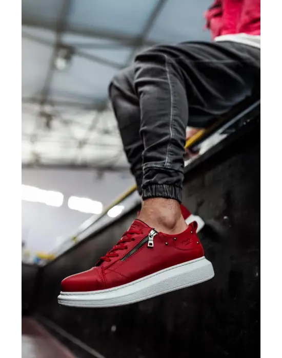 Terzi Bey Yüksek Taban Günlük Ayakkabı 555 Kırmızı