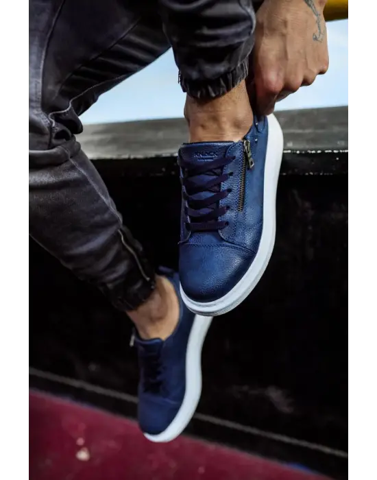 Terzi Bey Yüksek Taban Günlük Ayakkabı 555 Lacivert