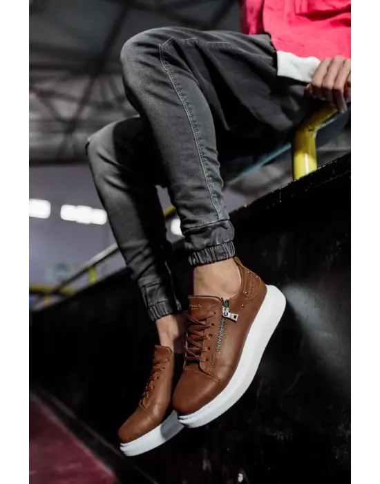 Terzi Bey Yüksek Taban Günlük Ayakkabı 555 Taba