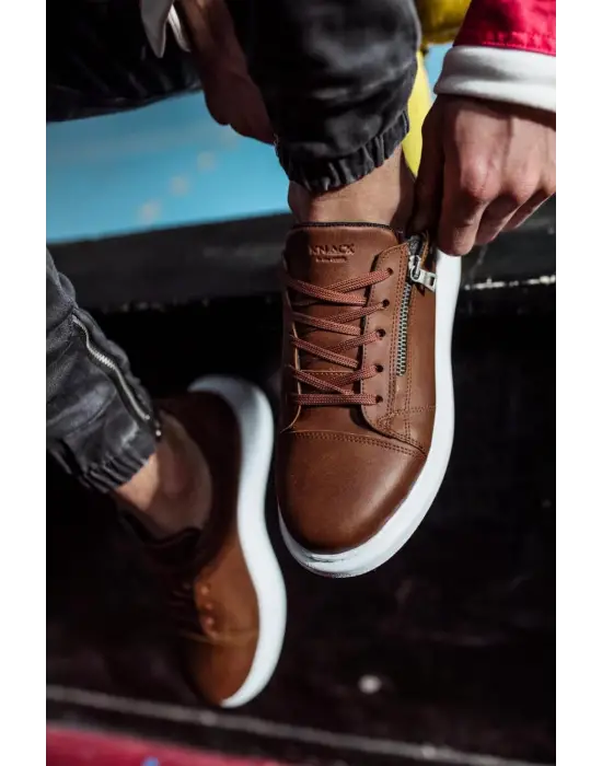 Terzi Bey Yüksek Taban Günlük Ayakkabı 555 Taba