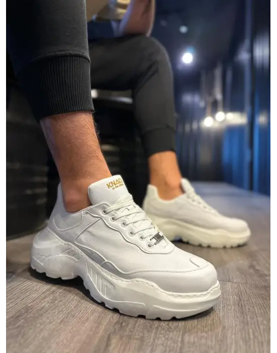 Terzi Bey Yüksek Taban Günlük Ayakkabı N75 Beyaz