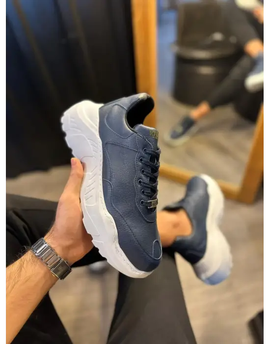 Terzi Bey Yüksek Taban Günlük Ayakkabı N75 Lacivert