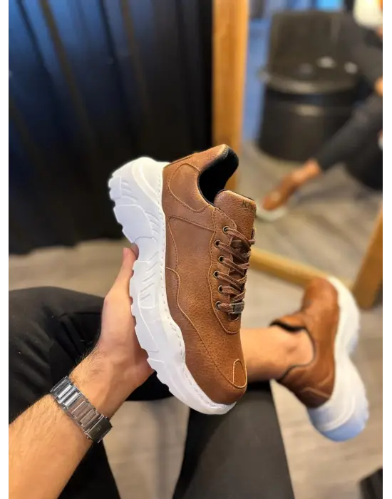 Terzi Bey Yüksek Taban Günlük Ayakkabı N75 Taba