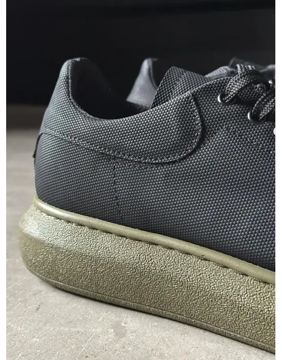 Terzi Bey Yüksek Taban Günlük Ayakkabı Tırtıklı 041 Siyah