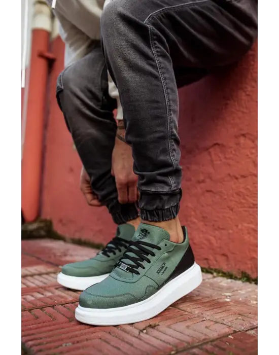 Terzi Bey Yüksek Taban Günlük Süet Ayakkabı 040 Haki